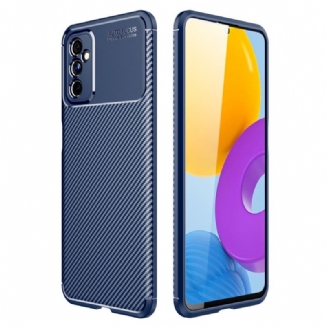 Capa Para Samsung Galaxy M52 5G Textura Flexível De Fibra De Carbono