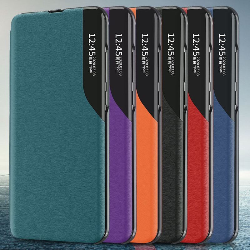 Capa De Celular Para iPhone 14 Couro Sintético Texturizado