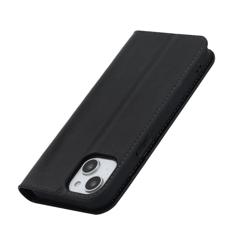 Capa De Celular Para iPhone 14 Flip Couro Legitimo