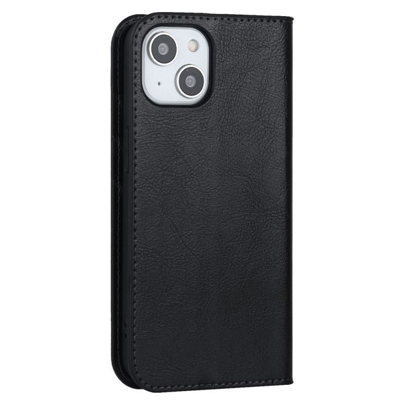 Capa De Celular Para iPhone 14 Flip Couro Legitimo