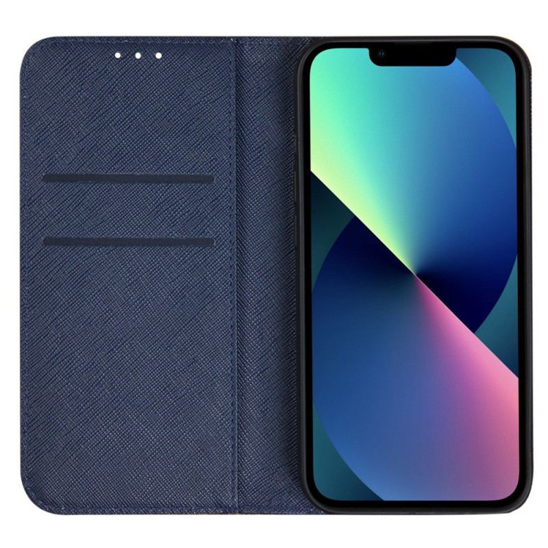 Capa De Celular Para iPhone 14 Flip Texturizado