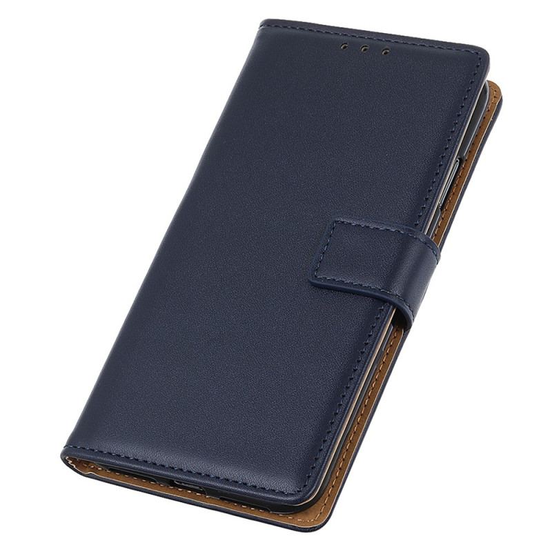 Capa Flip Para iPhone 14 Couro Sintético Liso