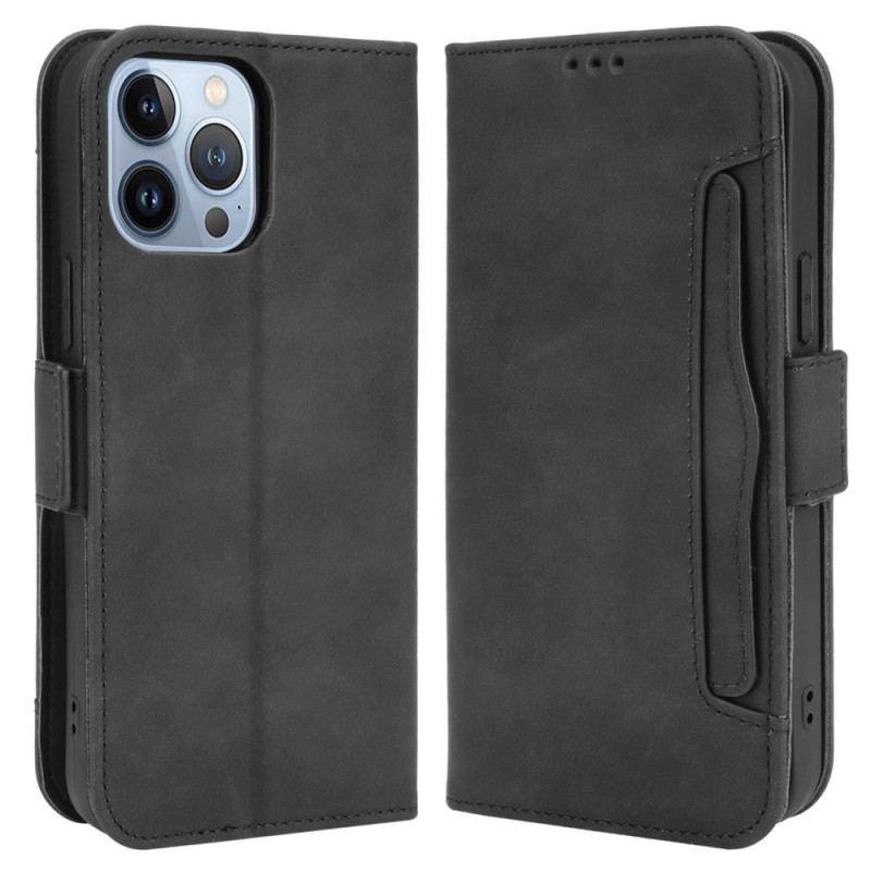 Capa Flip Para iPhone 14 Multi-card Premier Class