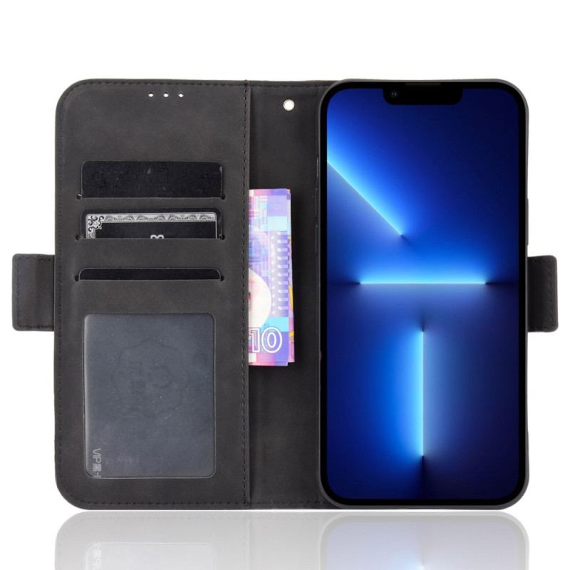 Capa Flip Para iPhone 14 Multi-card Premier Class