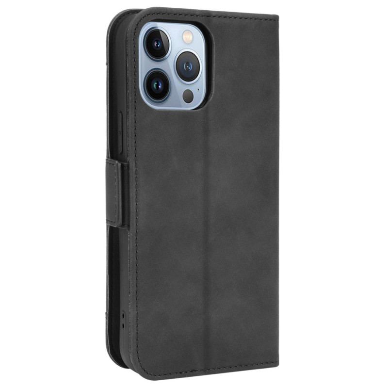 Capa Flip Para iPhone 14 Multi-card Premier Class