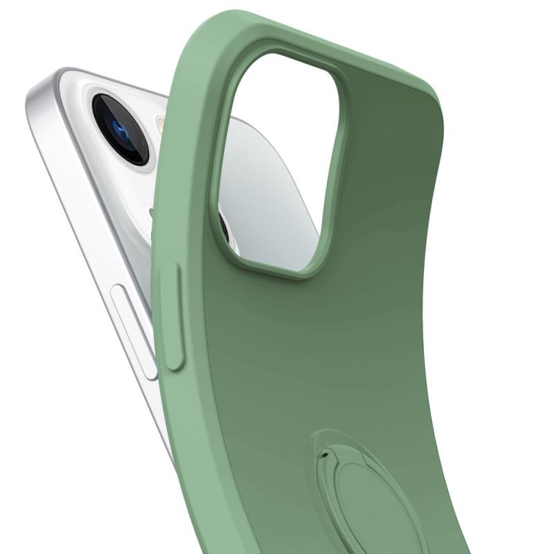 Capa Para iPhone 14 Anel De Silicone Líquido E Cordão