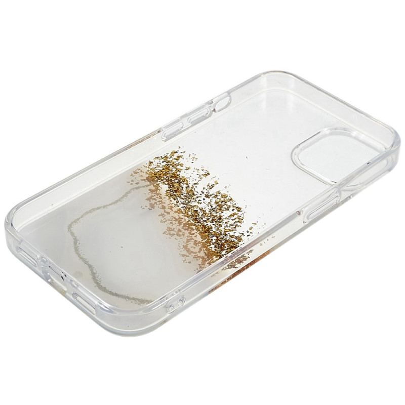 Capa Para iPhone 14 Arte Glitter