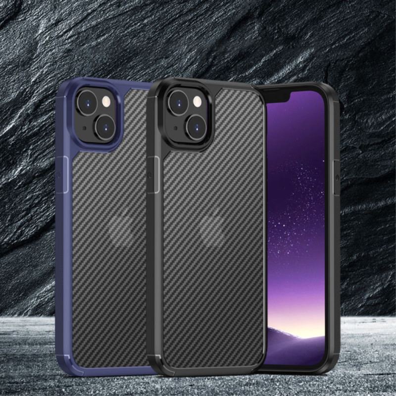 Capa Para iPhone 14 Mocolo Fibra De Carbono