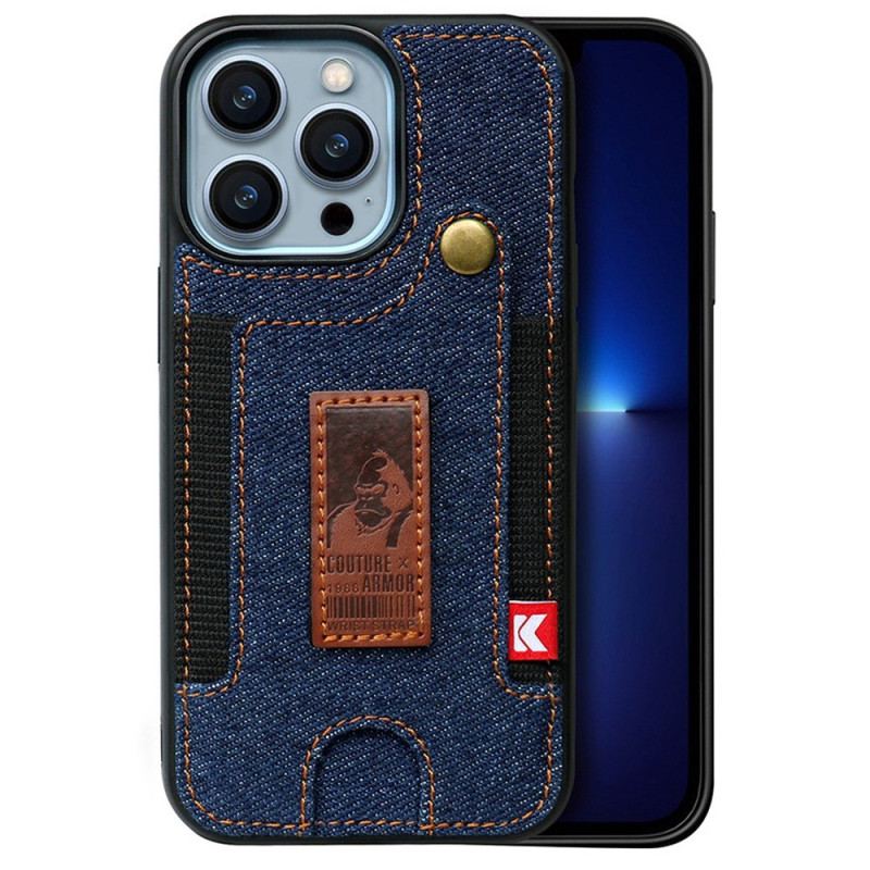 Capa Para iPhone 14 Porta-cartões E Alça Para Jeans