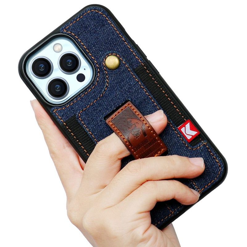 Capa Para iPhone 14 Porta-cartões E Alça Para Jeans