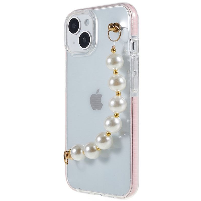 Capa Para iPhone 14 Pulseira De Silicone