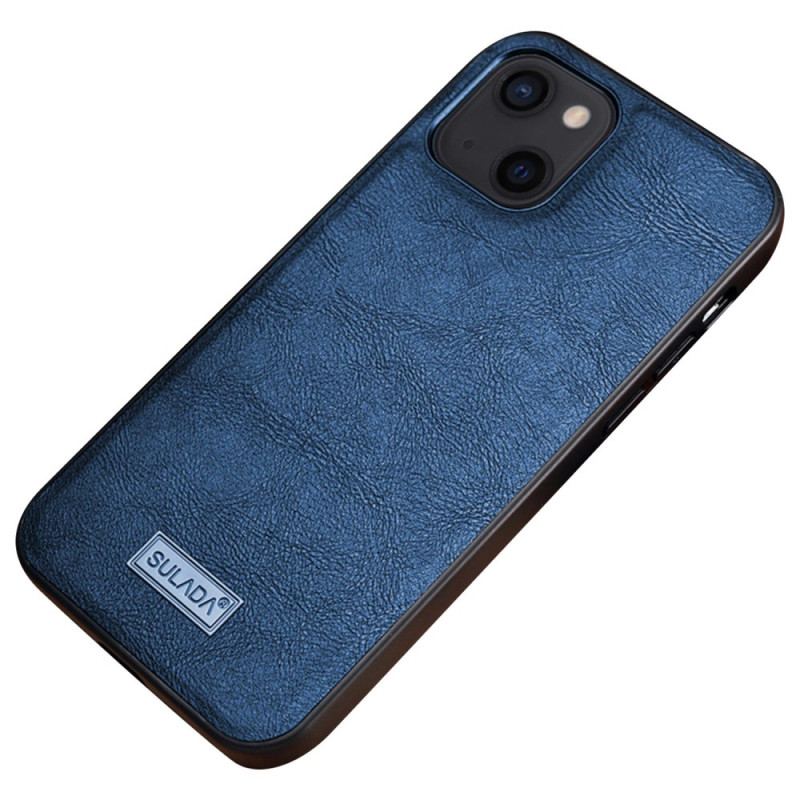 Capa Para iPhone 14 Sulada Efeito Couro