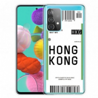 Capa De Celular Para Samsung Galaxy A32 5G Cartão De Embarque Para Hong Kong