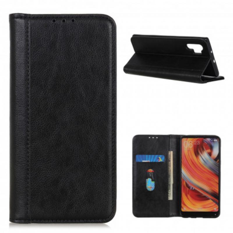 Capa De Celular Para Samsung Galaxy A32 5G Flip Couro Dividido Lichia Business