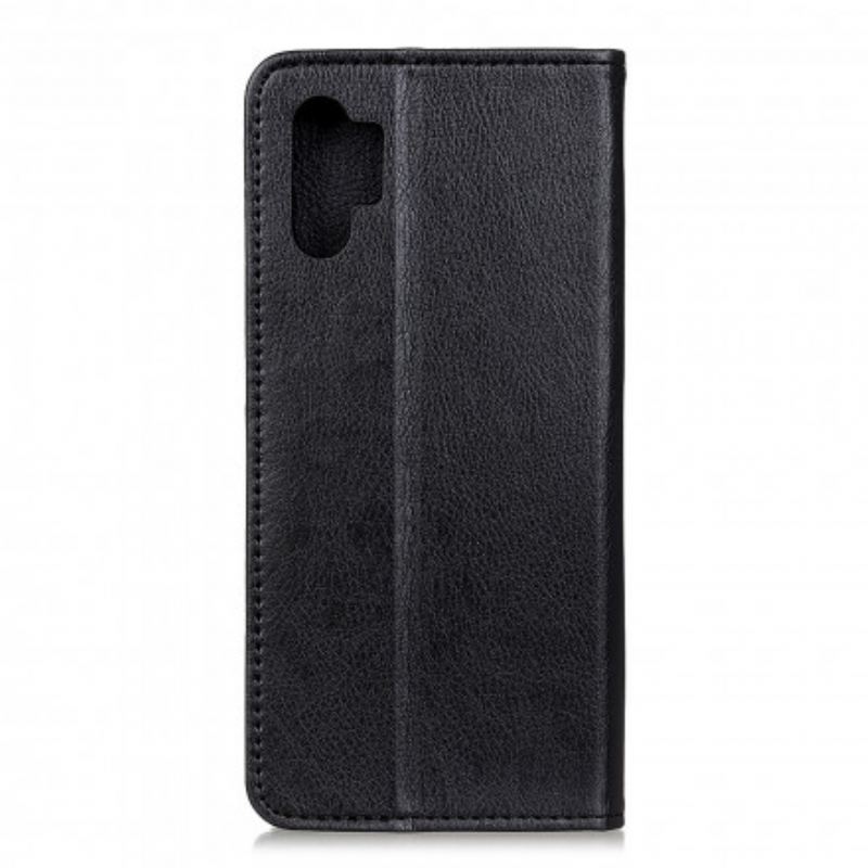 Capa De Celular Para Samsung Galaxy A32 5G Flip Couro Litchi Elegance Dividido