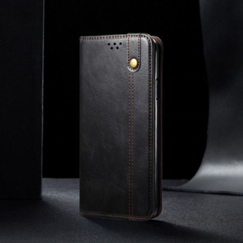 Capa De Celular Para Samsung Galaxy A32 5G Flip Couro Sintético Encerado