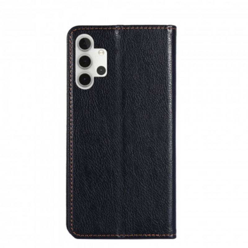 Capa De Celular Para Samsung Galaxy A32 5G Flip Efeito Couro Monocromático