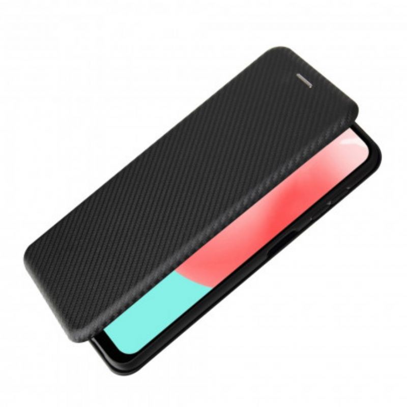 Capa De Celular Para Samsung Galaxy A32 5G Flip Fibra De Carbono