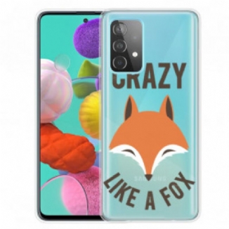 Capa De Celular Para Samsung Galaxy A32 5G Raposa / Louco Como Uma Raposa