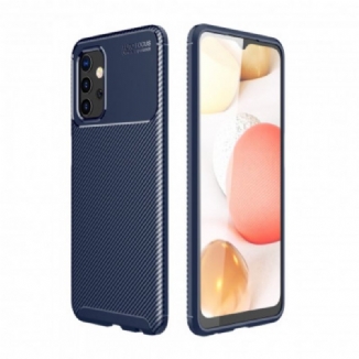 Capa De Celular Para Samsung Galaxy A32 5G Textura Flexível De Fibra De Carbono