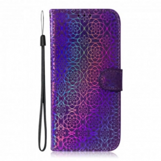 Capa De Couro Para Samsung Galaxy A32 5G Cor Pura