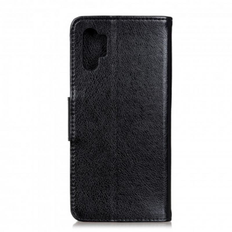 Capa De Couro Para Samsung Galaxy A32 5G Couro Napa Rachado