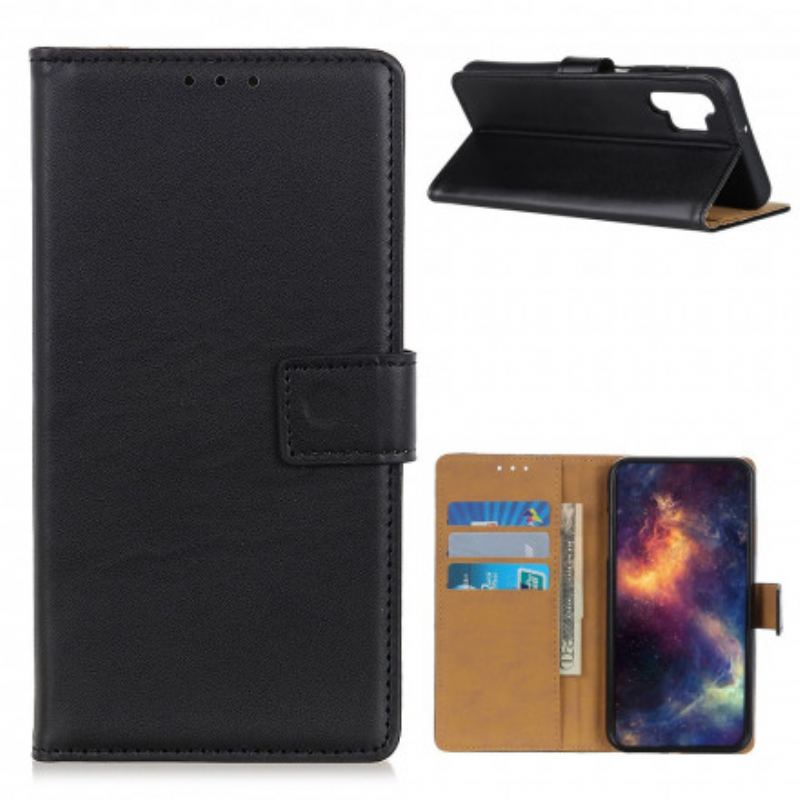 Capa De Couro Para Samsung Galaxy A32 5G Couro Sintético Liso