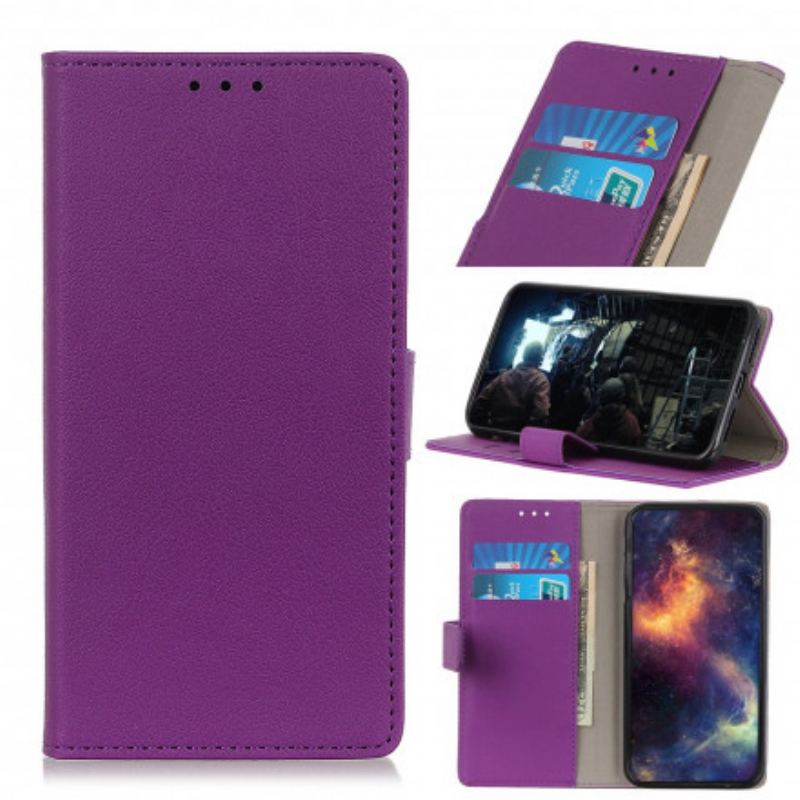 Capa Em Pele Para Samsung Galaxy A32 5G Couro Sintético Cor Básica