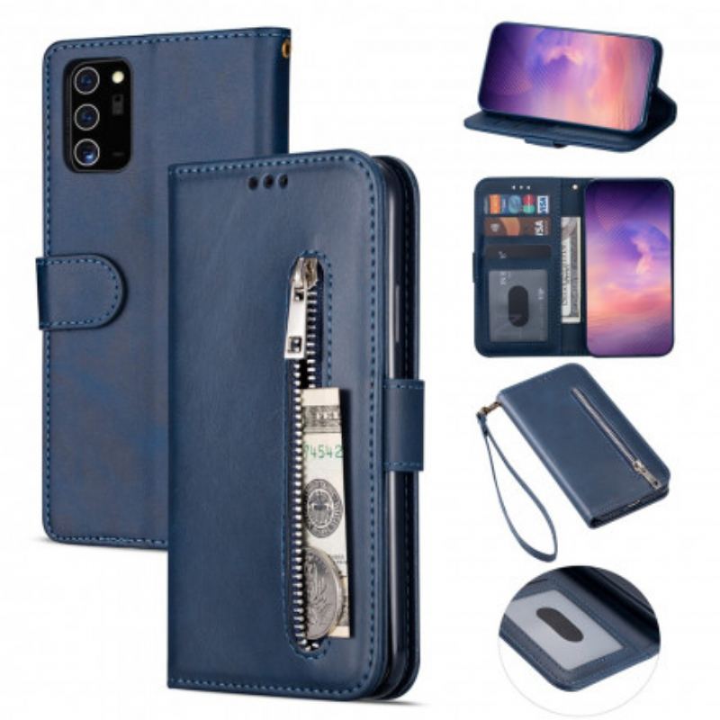 Capa Flip Para Samsung Galaxy A32 5G Bolsa Com Cordão