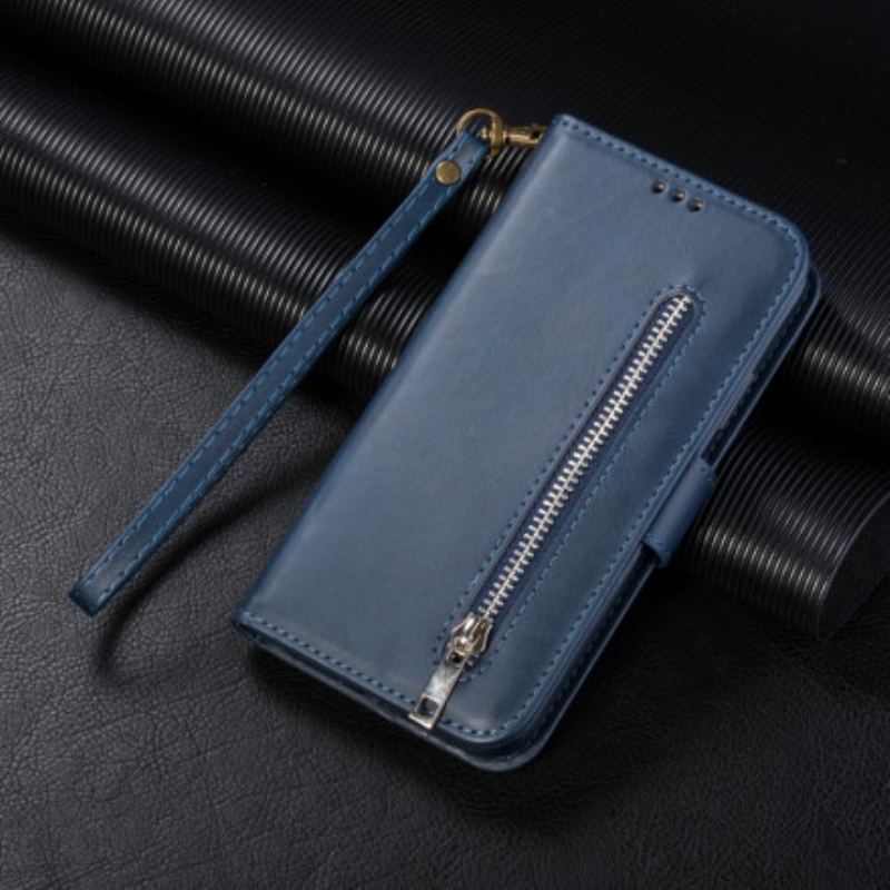 Capa Flip Para Samsung Galaxy A32 5G Bolsa Com Cordão