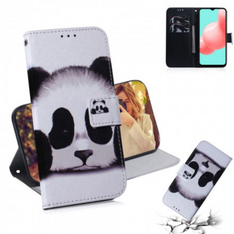 Capa Flip Para Samsung Galaxy A32 5G Cara De Panda