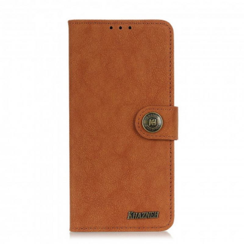 Capa Flip Para Samsung Galaxy A32 5G Couro Dividido Retrô Khazneh