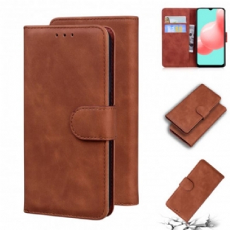 Capa Flip Para Samsung Galaxy A32 5G Efeito Couro Monocromático