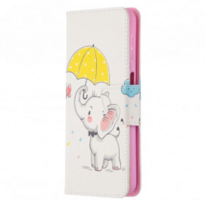 Capa Flip Para Samsung Galaxy A32 5G Elefante Bébé