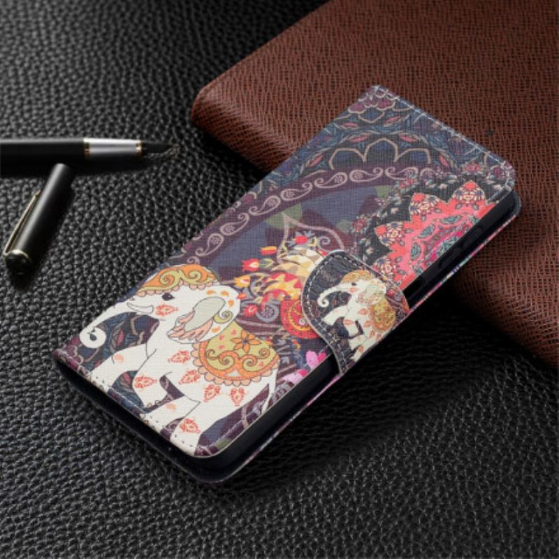 Capa Flip Para Samsung Galaxy A32 5G Elefante Indiano