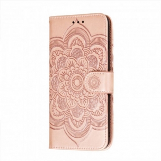 Capa Flip Para Samsung Galaxy A32 5G Mandala Completa