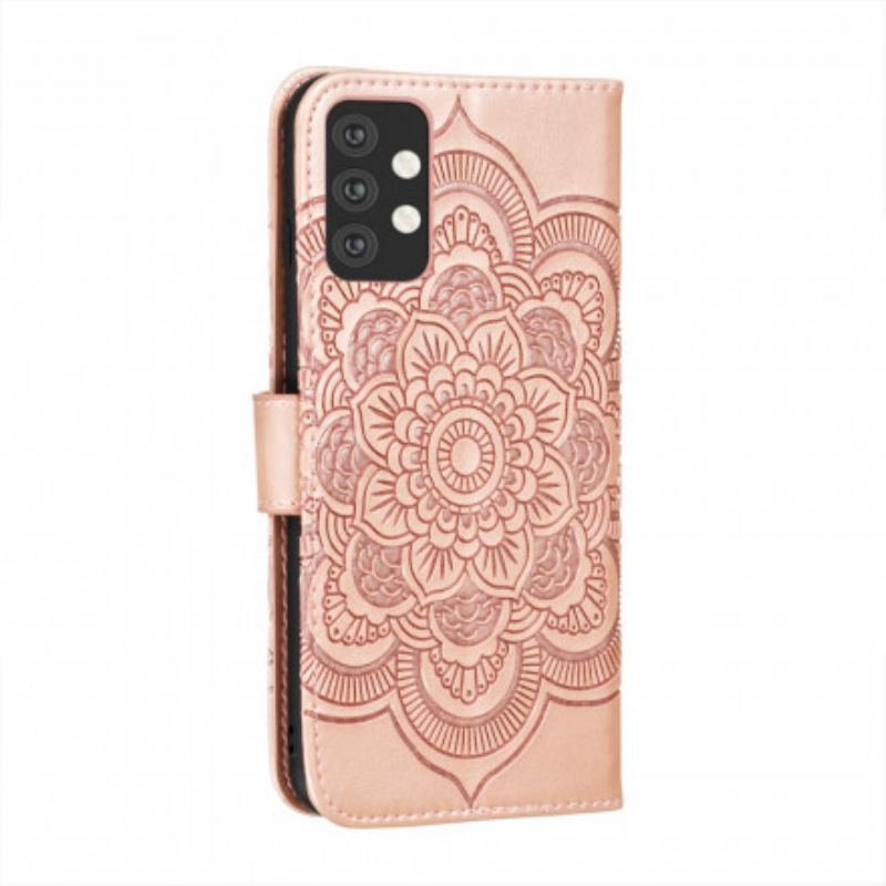 Capa Flip Para Samsung Galaxy A32 5G Mandala Completa