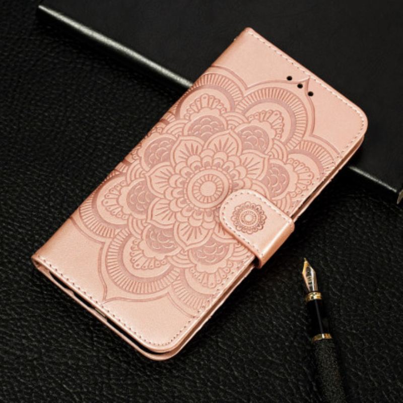 Capa Flip Para Samsung Galaxy A32 5G Mandala Completa