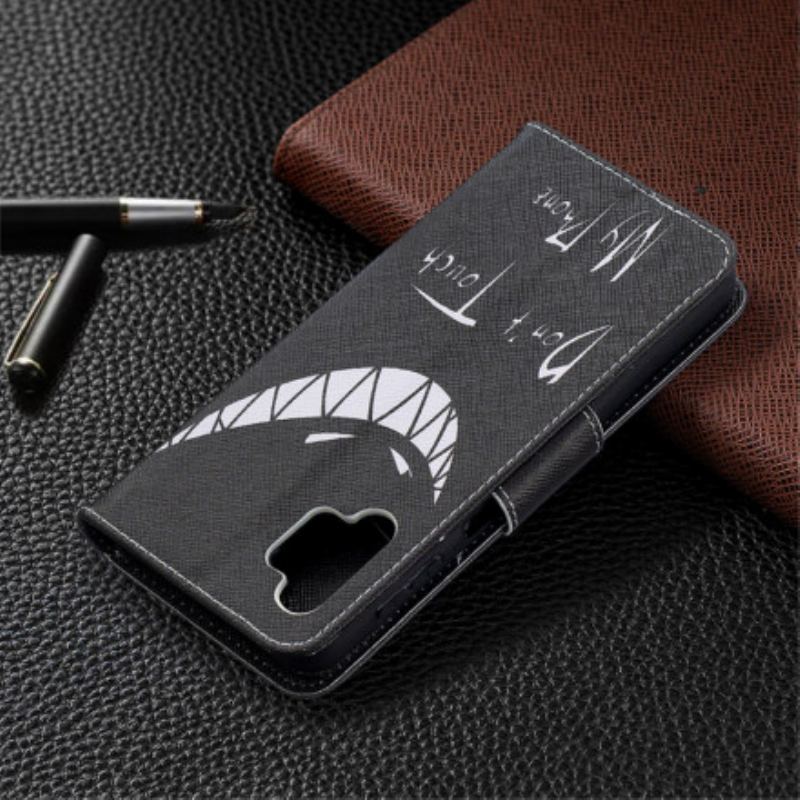 Capa Flip Para Samsung Galaxy A32 5G Não Toque No Meu Telefone