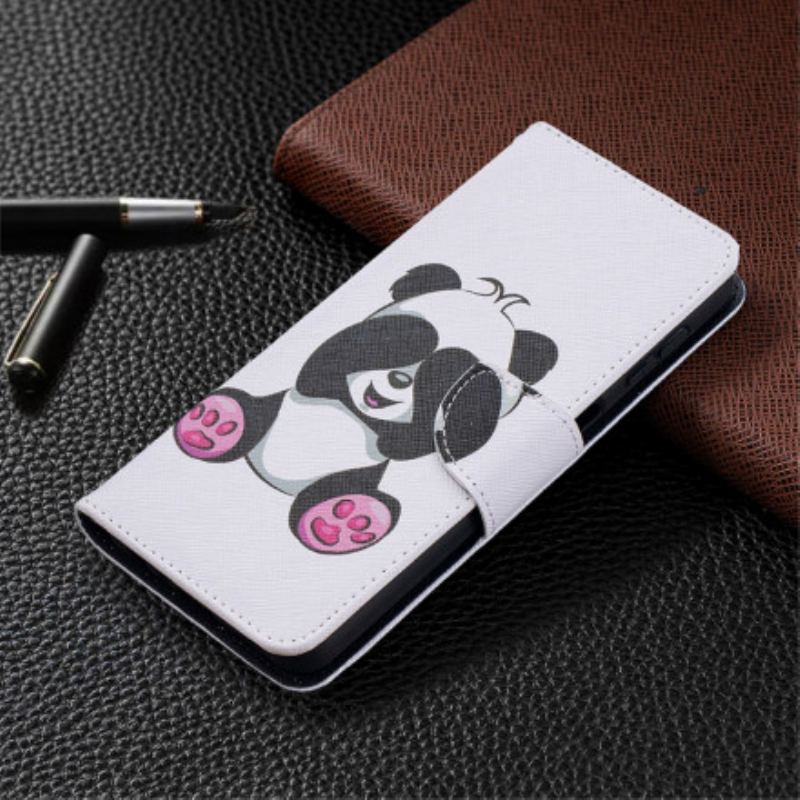 Capa Flip Para Samsung Galaxy A32 5G Panda Divertido