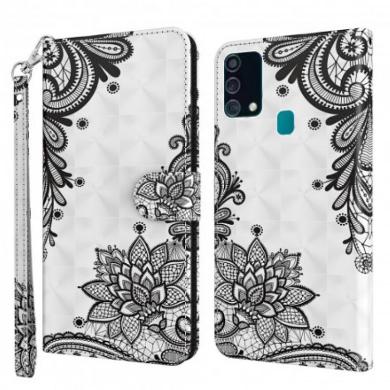 Capa Flip Para Samsung Galaxy A32 5G Renda Chique