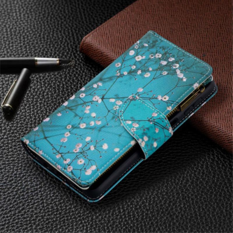 Capa Folio Para Samsung Galaxy A32 5G Bolso De Árvore Com Zíper