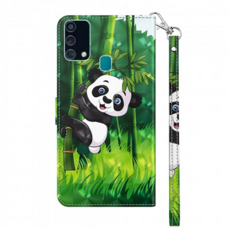 Capa Folio Para Samsung Galaxy A32 5G Panda Light Spot E Bambu