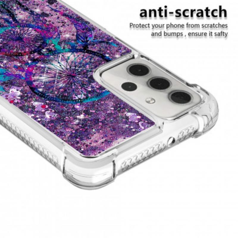 Capa Para Samsung Galaxy A32 5G Apanhador De Sonhos Glitter