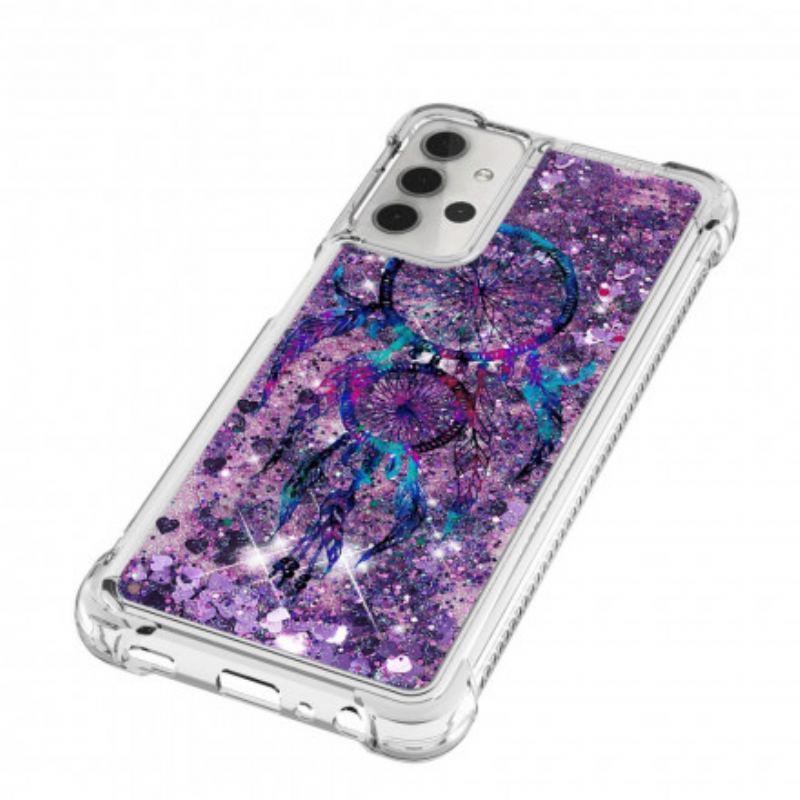 Capa Para Samsung Galaxy A32 5G Apanhador De Sonhos Glitter