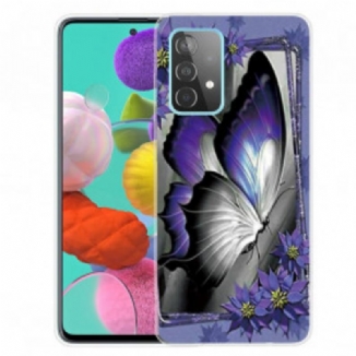 Capa Para Samsung Galaxy A32 5G Borboleta Real