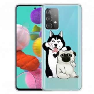 Capa Para Samsung Galaxy A32 5G Cachorros Engraçados