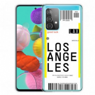 Capa Para Samsung Galaxy A32 5G Cartão De Embarque Para Los Angeles