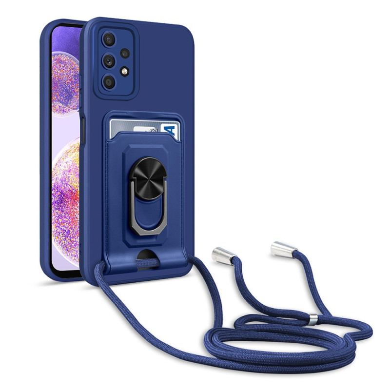 Capa Para Samsung Galaxy A32 5G De celular Cordão E Suporte Para Porta-cartões