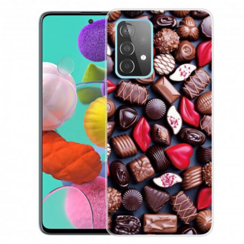 Capa Para Samsung Galaxy A32 5G Chocolate Flexível